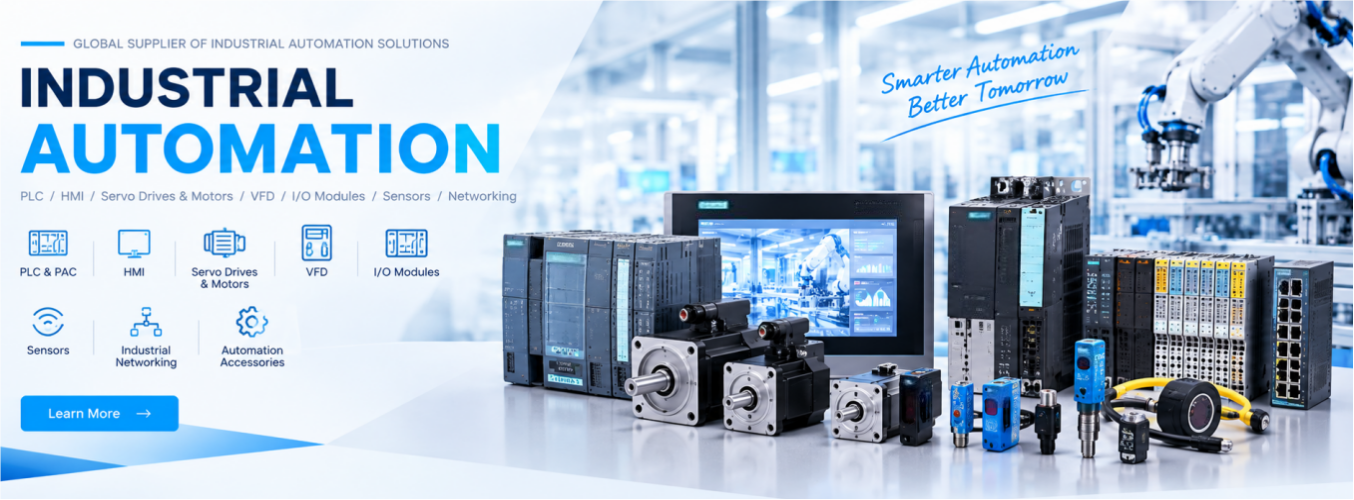Automation parts PLC HMI Sensor Inverter Motor