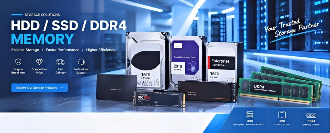HDD SSD DDR4 Memory